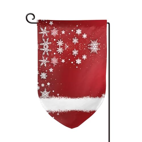 Doppelseitige Premium-Gartenflagge mit Weihnachtsdruck, Gartenflaggen für Heimdekoration, wetterbeständig und doppelt genäht, 45,7 x 32,8 cm Doppelseitige Premium-Gartenflagge mit Weihnachtsdruck, Gartenflaggen für Heimdekoration, wetterbeständig und doppelt genäht, 45,7 x 32,8 cm von EZDLOWVBA
