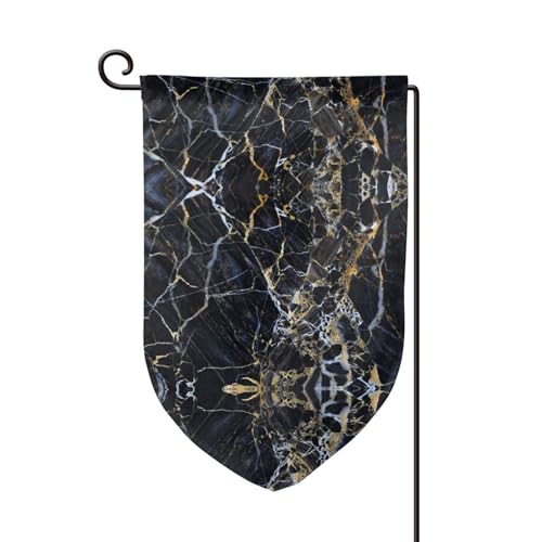 Doppelseitige Premium-Gartenflagge mit farbigem Marmor-Druck, Gartenflaggen für Heimdekoration, wetterbeständig und doppelt genäht, 45,7 x 32,8 cm von EZDLOWVBA