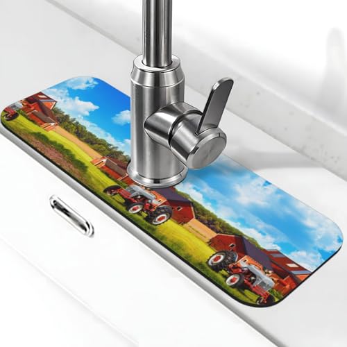 EZDLOWVBA Company Wasserhahnmatte für Küchenspüle, saugfähige Kieselgur-Matte, Wasserhahn-Spritzschutz für Badezimmer, Küche, 38,1 x 14 cm EZDLOWVBA Company Wasserhahnmatte für Küchenspüle, saugfähige Kieselgur-Matte, Wasserhahn-Spritzschutz für Badezimmer, Küche, 38,1 x 14 cm von EZDLOWVBA