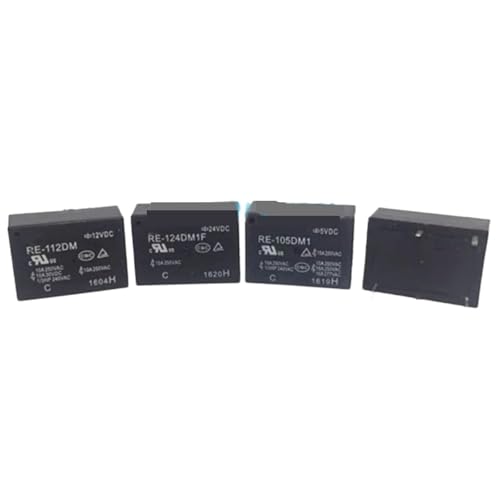 3 Teile/los Relais RE-105DM RE-112DM RE-124DM RE-105DM1 RE-112DM1 RE-124DM1 10A/16A 4PIN 5V 12V 24V(RE-105DM) von EZKISPXIR