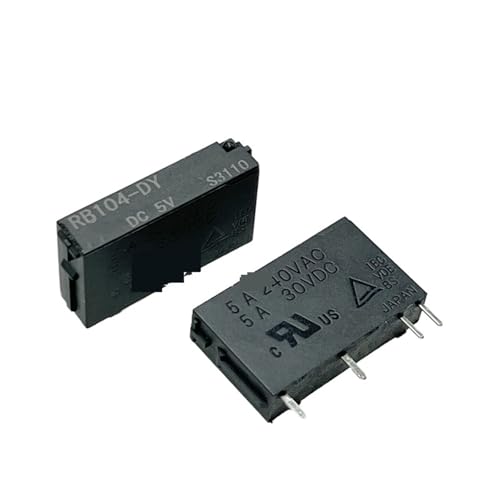 5 Stück RB104-DY-DC5V Relais 5A 4-polig 5 Stück RB104-DY-DC5V Relais 5A 4-polig von EZKISPXIR