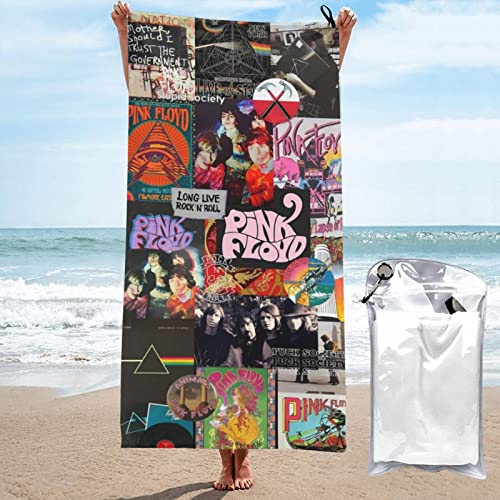 EZKYZTLW Pink Rainbow Floyd Strandtuch für Erwachsene, übergroß, sandfeste Mikrofaser, Damen-Strandtücher, schnell trocknend, leicht, Reisehandtücher, 27,5 x 55 Zoll EZKYZTLW Pink Rainbow Floyd Strandtuch für Erwachsene, übergroß, sandfeste Mikrofaser, Damen-Strandtücher, schnell trocknend, leicht, Reisehandtücher, 27,5 x 55 Zoll von EZKYZTLW
