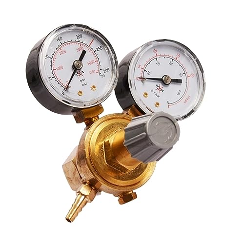 EZLUIYLDH Argonregler, Mini-Argon-CO2-Flaschendruckregler, Druckminderer, MIG-Wig-Schweißdurchflussmesser, W21.8, 1/4-Gewinde, 0–20 MPa, Regelventil EZLUIYLDH Argonregler, Mini-Argon-CO2-Flaschendruckregler, Druckminderer, MIG-Wig-Schweißdurchflussmesser, W21.8, 1/4-Gewinde, 0–20 MPa, Regelventil von EZLUIYLDH