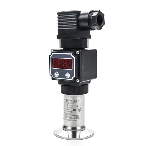 EZLUIYLDH Druckmessumformer, präziser 4-20-mA- und 0-10-V-Digitaldrucksensor-Sender mit LED-/LCD-Anzeige für industrielle Anwendungen (0-30 MPa) von EZLUIYLDH