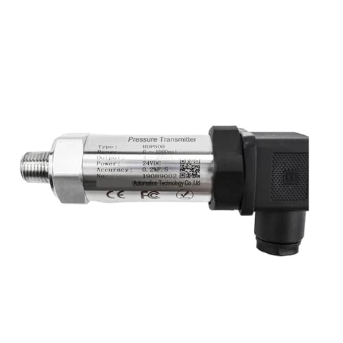 EZLUIYLDH Druckwandler Drucktransmitter 4-20 mA 0-10 V RS485 Wassersensor Drucksensor 15 bar (-0,1-1 MPa 4-20 mA) von EZLUIYLDH