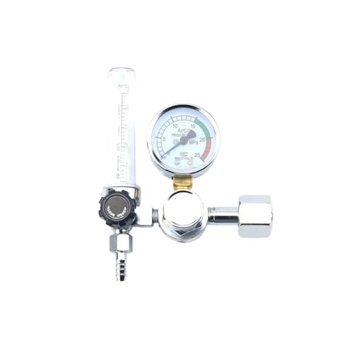 EZLUIYLDH Manometer 0-25 MPa G5/8 Argonregler Mig Tig Durchflussmesser Stoßfester Druckminderer Einzelregler (TYP A) von EZLUIYLDH