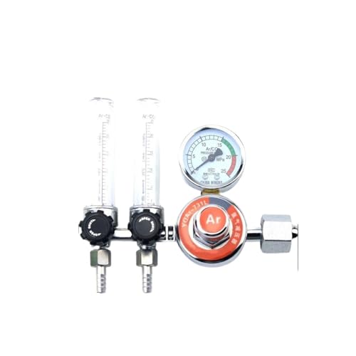EZLUIYLDH Manometer 0-25 MPa G5/8 Argonregler Mig Tig Durchflussmesser Stoßfester Druckminderer Einzelregler (Typ B) von EZLUIYLDH