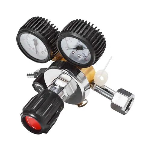 EZLUIYLDH Manometer CO2-Gasflaschenregler Kohlendioxid-CO2-Regler Druckminderer für Getränkebier Doppelmanometer-Regler Manometer Meter Ventil EZLUIYLDH Manometer CO2-Gasflaschenregler Kohlendioxid-CO2-Regler Druckminderer für Getränkebier Doppelmanometer-Regler Manometer Meter Ventil von EZLUIYLDH
