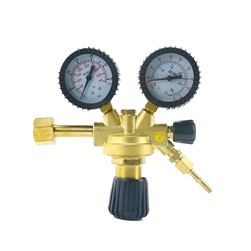 EZLUIYLDH Manometer Druckminderer Kohlendioxidregler Schweißschweißmessgerät Mig Tig Durchflussmesser mit Tülle/Mutter Reglerregler EZLUIYLDH Manometer Druckminderer Kohlendioxidregler Schweißschweißmessgerät Mig Tig Durchflussmesser mit Tülle/Mutter Reglerregler von EZLUIYLDH