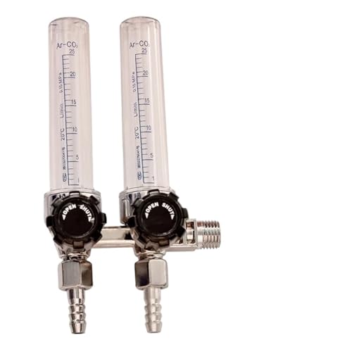EZLUIYLDH Manometer Energiesparender Anti-Fall-Argon-Druckminderer Durchflussmesser Druckregelventil Manometerregler() von EZLUIYLDH