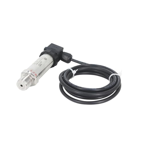 EZLUIYLDH NPT1/2 Drucksensor-Transmitter 12 V 4–20 mA 0–10 V 0–600 bar 60 MPa SS304 Wasseröl-Luftdruckmessumformer (Farbe: 4–20 mA, Größe: 0–0,5 MPa) von EZLUIYLDH