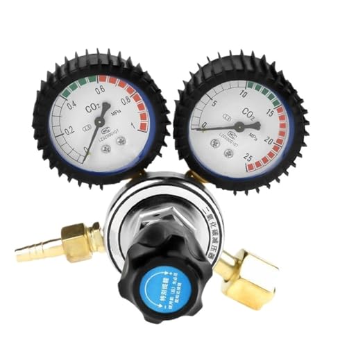 EZLUIYLDH Regler CO2 Gasflasche Regler Kohlendioxid Schweißen Druckminderer Manometer Durchflussmesser EZLUIYLDH Regler CO2 Gasflasche Regler Kohlendioxid Schweißen Druckminderer Manometer Durchflussmesser von EZLUIYLDH