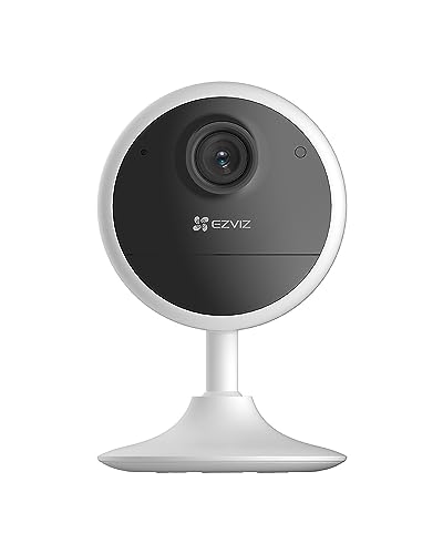 EZVIZ Akku Kamera Innen kabellos, 512GB Speicher, keine Abonnementgebühr, Alexa und Google kompatibel, App-Steuerung,1080P, Menschenerkennung, Nachtsicht, Zwei-Wege-Audio, CB1 von EZVIZ