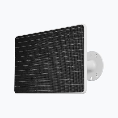 EZVIZ 12W Solarpanel mit 2 USB-A-Ports, Batteriebetriebene Solarzellen mit eingebauter 37Wh-Akku, kann 2 EZVIZ Kameras gleichzeitig verbinden, unterstützt Bluetooth, wasserdicht(mit 3m Kabel) von EZVIZ