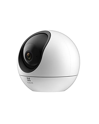 EZVIZ 2K⁺ KI Überwachungskamera mit Erkennung von der Stimmenänderung und winkenden Hand, Starlight Farbnachtsicht, Auto-Zoom-Tracking, Zwei-Wege-Audio, Dualband WLAN, SD-Karte/Cloud-Speicher (C6) von EZVIZ