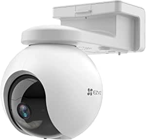 EZVIZ 2K WLAN IP Kamera, kabellose Überwachungskamera aussen mit KI Personenerkennung, 10400 mAh Akku, Automatischer Verfolgung und Aktive Verteidigung, Zwei-Wege-Audio verfügbar, CB8 von EZVIZ