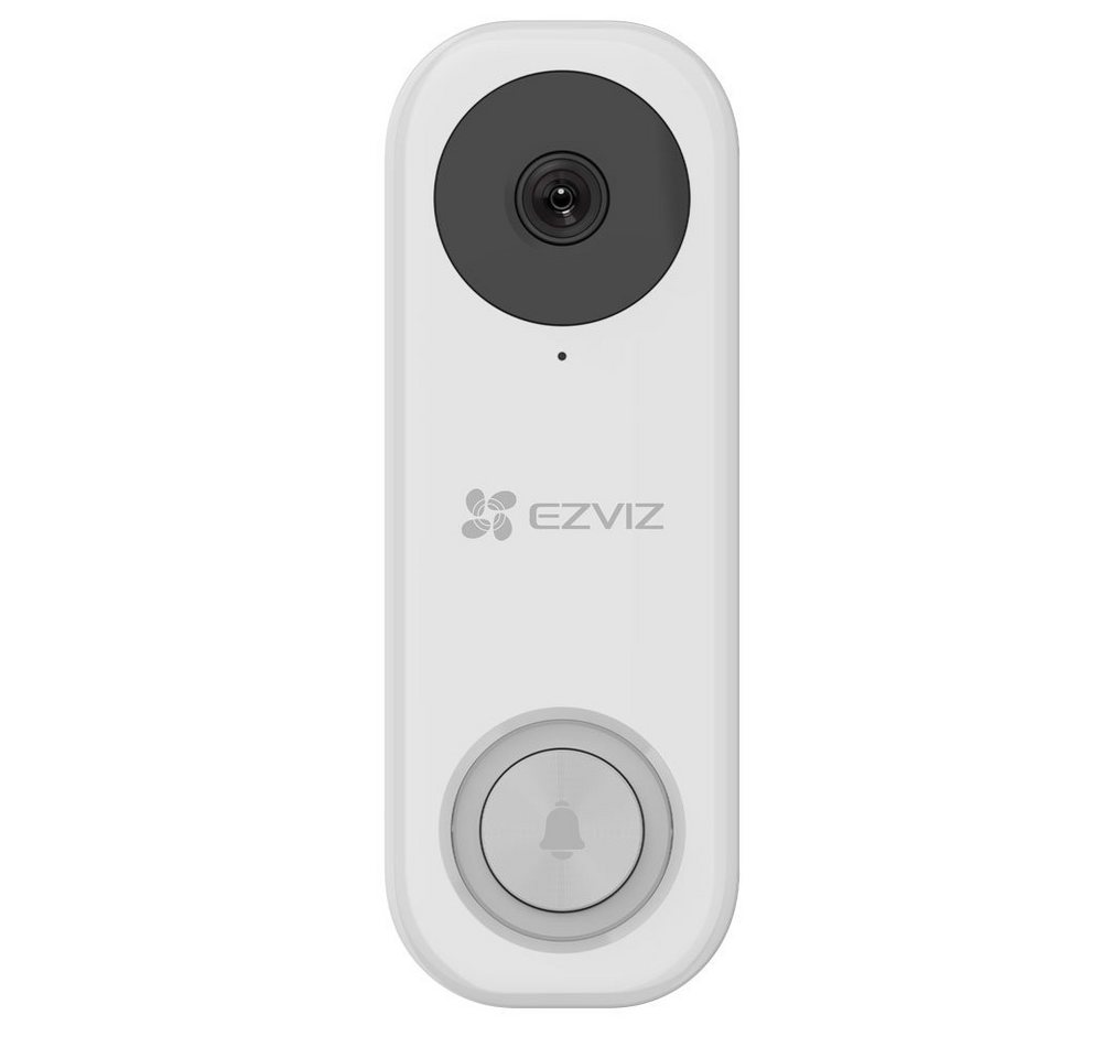 EZVIZ DB1C Türklingel Video-Türsprechanlage (Außenbereich, Innenbereich, 2 MP Dualband - WLAN, KI-basierter Personenerkennung, Eingebautes Mikrofon und Lautsprecher, Vertikales Sichtfeld 170°, Wetterfest IP65, Integrierter microSD-Kartensteckplatz) von EZVIZ