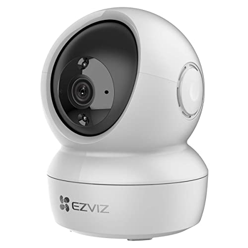 EZVIZ H6c 2K+ Intelligente Schwenk/Neige 4 MP WLAN Überwachungskamera mit 360°- Panoramablick, Zwei-Wege-Audio, Bewegungserkennung mit Automatische Verfolgung, Nachtsicht (bis zu 10 m) von EZVIZ