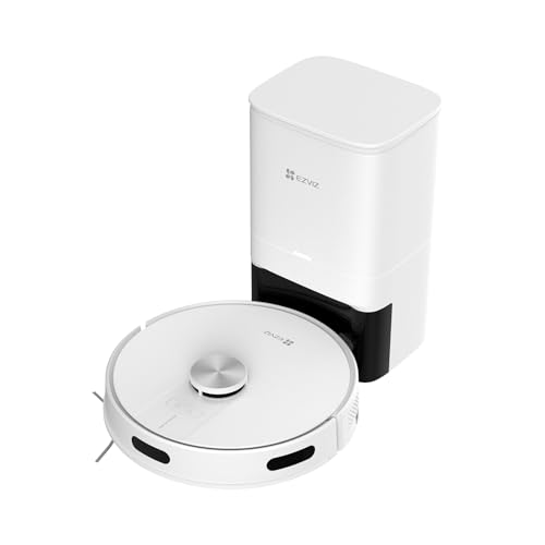 EZVIZ Staubsaugerroboter mit automatischer Staubentleerung, WLAN Staubsauger mit LiDAR Navigation und Hinderniserkennung, APP-Steuerung, RE4 Plus EZVIZ Staubsaugerroboter mit automatischer Staubentleerung, WLAN Staubsauger mit LiDAR Navigation und Hinderniserkennung, APP-Steuerung, RE4 Plus von EZVIZ