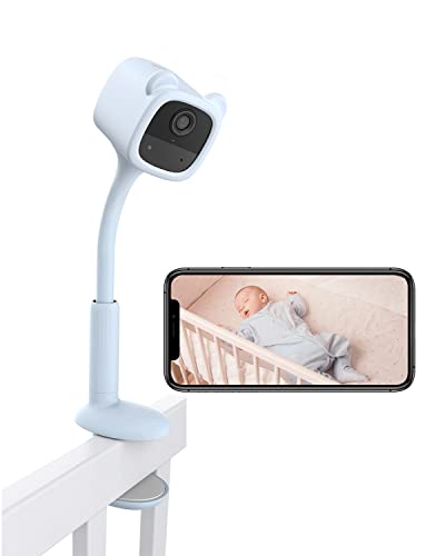 EZVIZ kabelloser Babymonitor, Smart Video Babyphone mit 2000mAh Akku, Erkennung von Babyschrei und Bewegung, automatischer Wiedergabe beruhigender Musik und Nachtsicht ohne sichtbares Licht, BM1-BE von EZVIZ