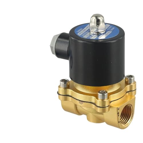 12V 24V 220V Solenoid Valve Electric Solenoid Valve Brass Material Corrosion-resistant Easily Replaceable Two-position One-way(DN15 DC24V) von EZXPCHKES