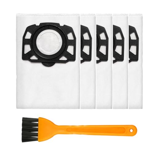 Eabdice 5 Stück KFI 357 Staubsaugerbeutel, für Kärcher WD2 WD3 KWD1 KWD2 KWD3 WD3.200 - WD3.800 M/SE4001/SE4002 Staubsauger, Für 2.863-314.0, mit Bringen Sie eine Bürste Eabdice 5 Stück KFI 357 Staubsaugerbeutel, für Kärcher WD2 WD3 KWD1 KWD2 KWD3 WD3.200 - WD3.800 M/SE4001/SE4002 Staubsauger, Für 2.863-314.0, mit Bringen Sie eine Bürste von Eabdice
