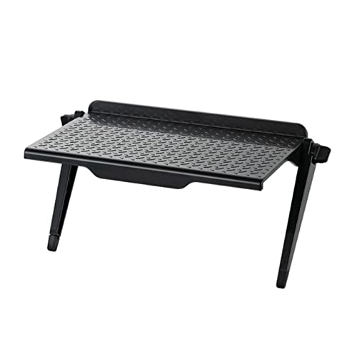 TV Kabelbox Regal, Einstellbares Bildschirm Oberes Regal, Stanzfrei, Robust und Stabil, Gelten für Flachbildfernseher, Computer(Schwarz) von Eabdice