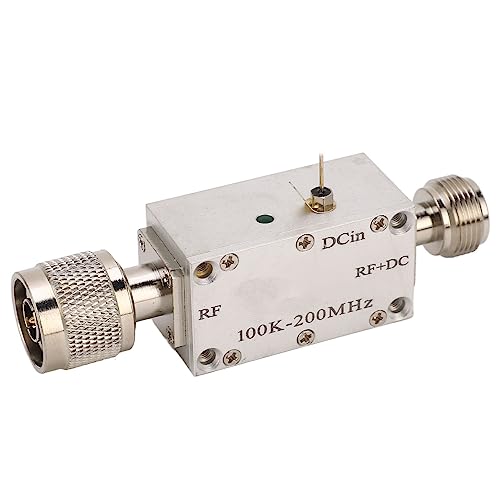 Bias Tee, Hochfrequenz -HF -Breitbandverstärker -Verstärker -DC -Blocker -Koaxial -Feeder für den Optischen Modulationsantrieb, 0,1–200 MHz von Eacam