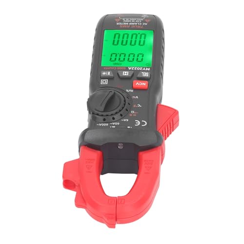 Eacam Auto -Ranging -Multimeter, Digital Clamp Messer Auto -Ranging -Multimeter, DC -Spannungs -Wechselstromwiderstandstester mit Datenerhalte, SEL -integrierter Modus für Dioden von Eacam