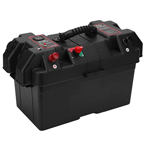 Eacam Batteriekastenabdeckung Multifunktions USB -Leistungsspannungsstecke Im Freien Im Freien Im Freien von Eacam