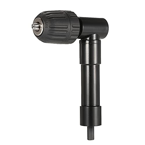 Eacam Rechtswinkelbohrer Chuck, 90 Grad Professional Cordless Drill -Ansatz mit Griff für Schwere Orte, Stark oder Langlebig, Einfache Installation oder Betrieb von Eacam
