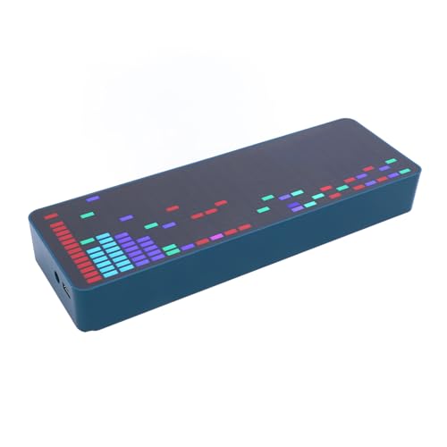 LED Music Spectrum Display RGB Segment Rhythmus Sprachsensor Tippup Dynamische Farbe Effekte Blau LED Music Spectrum Display RGB Segment Rhythmus Sprachsensor Tippup Dynamische Farbe Effekte Blau von Eacam