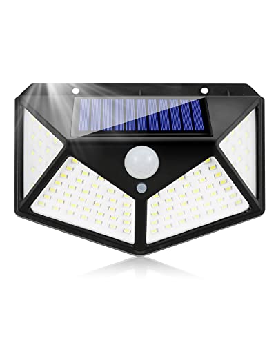 Solarlampen für Außen mit Bewegungsmelder Aussen Solarleuchten Led Strahler Aussenlampe Sicherheitswandleuchte IP65 Wasserdicht 3 Modi Solar Wandleuchte für Balkon Garten Garage Hauswand Hof von Eageen