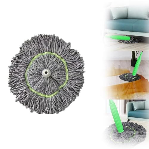 2 in 1 Dehydrated Mop, 2024 Neu Bodenwischer, 360° Drehgelenk wischmopp Wischmopp mit Auswringfunktion, Self Wringing Mop für Fliesen und Laminat, Wet and Dry, Detachable (1*mop Head) von EagerMinds