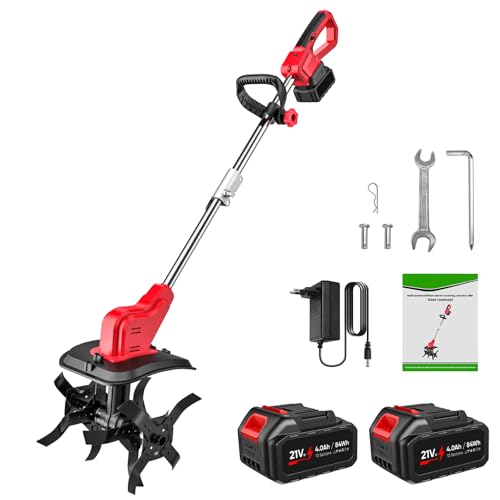 Akku-Bodenhacke für Makita 18 V Batteries, Mini Motorhacke 550W Gartenfräse akku, 22 mm Bodenbearbeitungstiefe, Pflugbreite: 30 cm, 350RPM, Bodenhacke Elektrische Pinne für Garten und Hof Akku-Bodenhacke für Makita 18 V Batteries, Mini Motorhacke 550W Gartenfräse akku, 22 mm Bodenbearbeitungstiefe, Pflugbreite: 30 cm, 350RPM, Bodenhacke Elektrische Pinne für Garten und Hof von EagerMinds