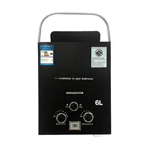 Gas Durchlauferhitzer, 16KW LPG Propangas Durchlauferhitzer, 6L Tragbarkeit Gasdurchlauferhitzer, Heißwasserbereiter Boiler Tankless Instant Boiler, für Camping, Caravaning und Haushalt (mit Henkel) Gas Durchlauferhitzer, 16KW LPG Propangas Durchlauferhitzer, 6L Tragbarkeit Gasdurchlauferhitzer, Heißwasserbereiter Boiler Tankless Instant Boiler, für Camping, Caravaning und Haushalt (mit Henkel) von EagerMinds