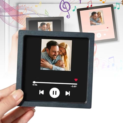 Kühlschrankmagnet Musik, Personalisierter KüHlschrankmagnet Mit Musik, Personalisierte Album Musik KüHlschrankmagnet Lieder Spielen Und Die LautstäRke Einstellen Dekoration Geschenk (A) von EagerMinds