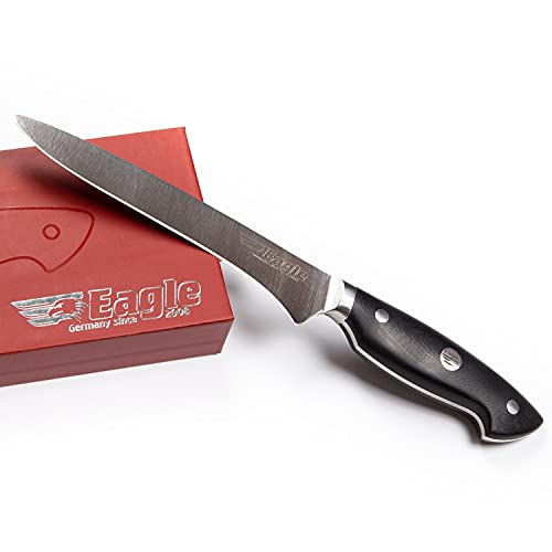 Eagle U-Grip - Ausbeinmesser 15 cm - Deutscher Messerstahl 1.4116 / Heftschalen: G10 schwarz von Eagle