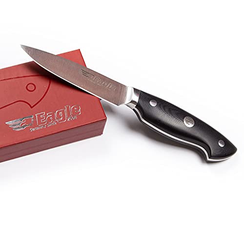 Eagle U-Grip - Officemesser 10 cm - Deutscher Messerstahl 1.4116 / Heftschalen: G10 schwarz von Eagle