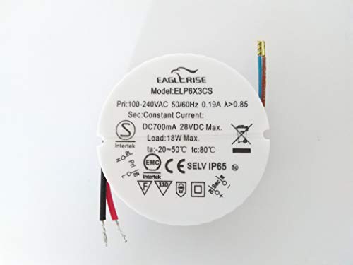 █►Eaglerise ELP6X3CS LED Trafo - 700mA 6x3 Watt High Power LEDs IP65 Wasserfest █►Eaglerise ELP6X3CS LED Trafo - 700mA 6x3 Watt High Power LEDs IP65 Wasserfest von Eaglerise
