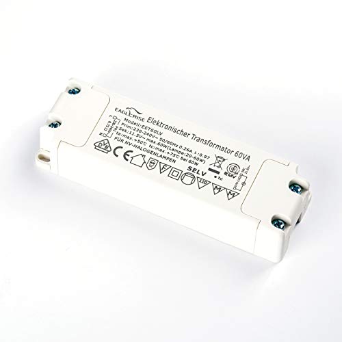 Elektronischer Transformator Eaglerise EET60LV 20-60W 12V Halogen Trafo dimmbar von Eaglerise