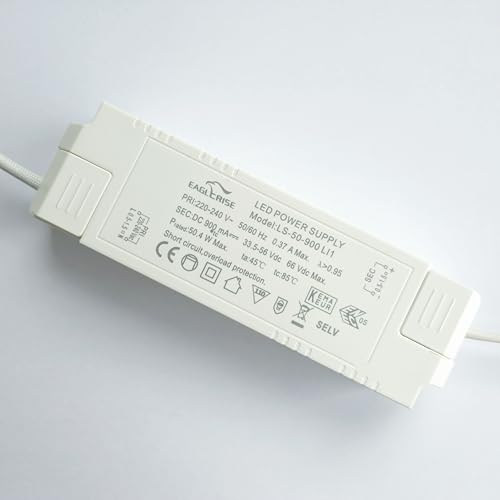 LED Driver EAGLERISE 50W 900mA 33.5-56V EIP050C0900L1 Treiber Trafo Transformator von Eaglerise