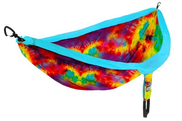 Eagles Nest Outfitters Reisehängematte ENO Doublenest Print bunt bedruckter Nylonstoff für Camping, Urlaub oder Festival von Eagles Nest Outfitters