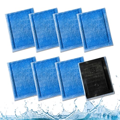 Eagles Aquarium-Filterkartuschen, kompatibel mit Aqua Tech Filtern (EZ-Change #2) für Nr. 2 Kartusche/Marineland Filter b, 35,4 - 78 l Powerfilter, 8 Stück von Eagles