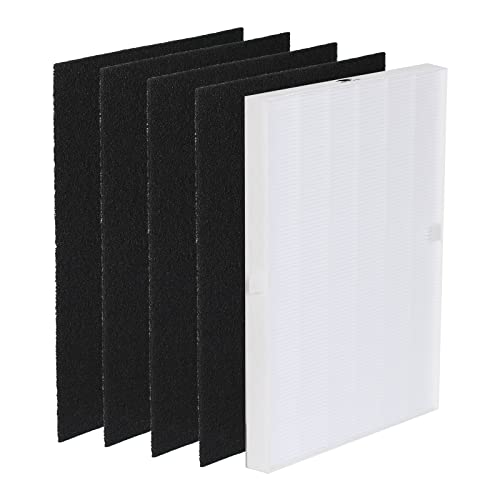 Eagles Winix 115115 Ersatz-Hepa-Filter und 4 Kohlevorfilter-Set für Winix Plasma Wave Luftreiniger 5300 5500 6300 9000 5000b WAC5300 WAC5500 WAC6300 WAC9500 von Eagles