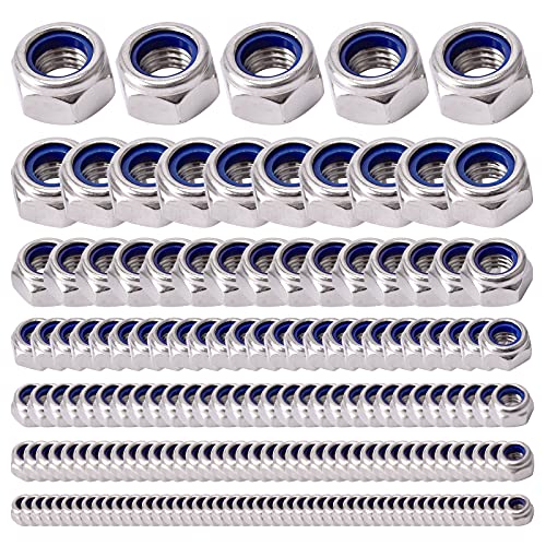 Muttern – Eagles 175pcs 304 Sortiment Sicherungsmutter Nylon Edelstahl M3 M4 M5 M6 M8 M10 M12 Sicherungsmutter Nylon Muttern – Eagles 175pcs 304 Sortiment Sicherungsmutter Nylon Edelstahl M3 M4 M5 M6 M8 M10 M12 Sicherungsmutter Nylon von Eagles