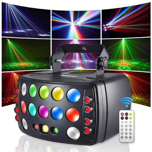 Eagou Diary Partylicht, 50W RGBW LED Disco Licht, 4 in 1 Stage Lichter mit mehreren Arbeitsmodi, Partybeleuchtung mit Ultra-Smooth Dimming für Disco DJ Home Bar von Eagou Diary