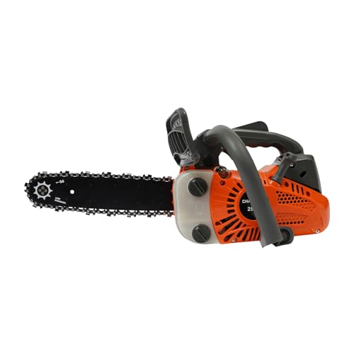 Ealtqund Kettensäge Benzin 900W, 2-Takt Mini Kettensäge 25.4CC 9000rpm Einstellbare Kettenspannung Luftkühlung, Motorsäge Benzin für Holzeinschlag Grünschnitt und Obstbaumschnitt Ealtqund Kettensäge Benzin 900W, 2-Takt Mini Kettensäge 25.4CC 9000rpm Einstellbare Kettenspannung Luftkühlung, Motorsäge Benzin für Holzeinschlag Grünschnitt und Obstbaumschnitt von Ealtqund