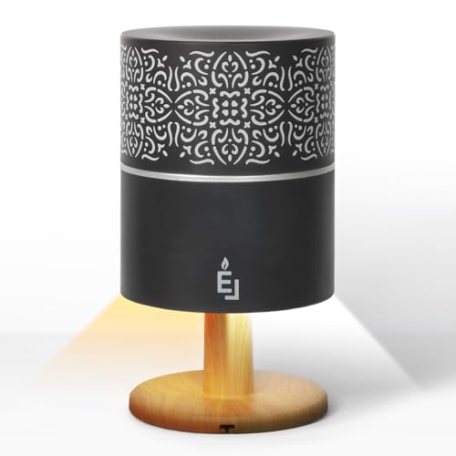 Earnest Living Diffusor für ätherische Öle, klassischer Lampen-Diffusor, 260 ml, Timer, Nachtlichter und automatische Abschaltfunktion, Heimbüro, Luftbefeuchter, Aromatherapie-Diffusoren für Schwarze von Earnest Living