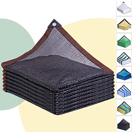 Outdoor Schattiernetz 4x5m Sonnensegel mit 70% Schattierwirkung Schattennetz UV-Schutznetz Atmungsaktiv Kühlend Balkon Garten netze Windschutznetz Stall von Earnmore